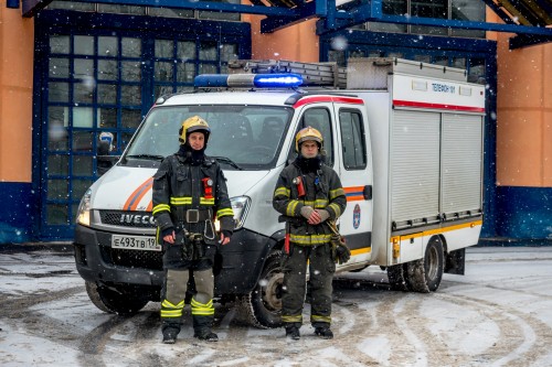 IVECO поддерживает безопасность на дорогах и проводит тренинги совместно с аварийно-спасательным отрядом №6 города Москвы